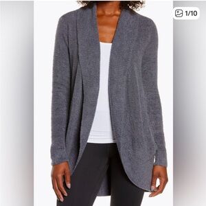 Barefoot Dreams CozyChic Lite Circle Cardigan
Pewter Shawl Collar Cozy Size L